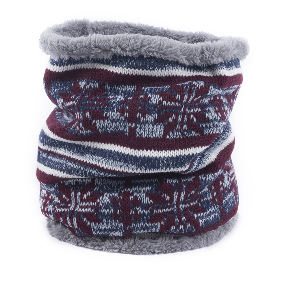 Neck Gaiter Fleece - OVTRB Warme gestrickte, mit Fleece gefütterte