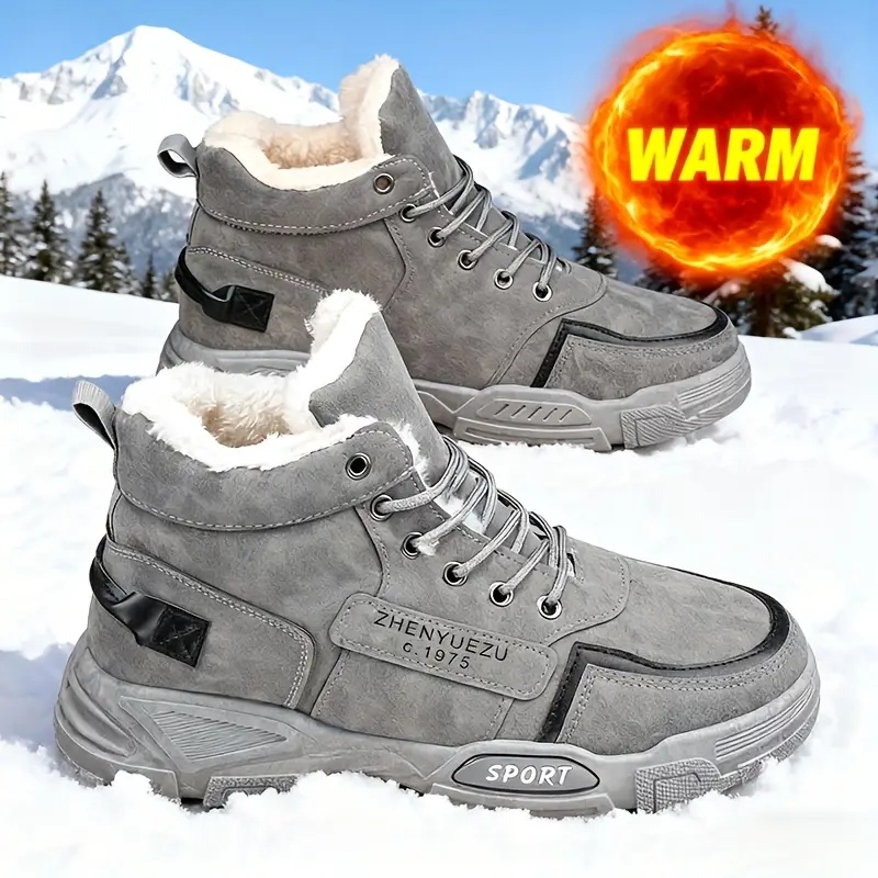 Waterproof Winter Boot - Herren Herbst- und Winter-High-Top Outdoor-Schneestiefel in