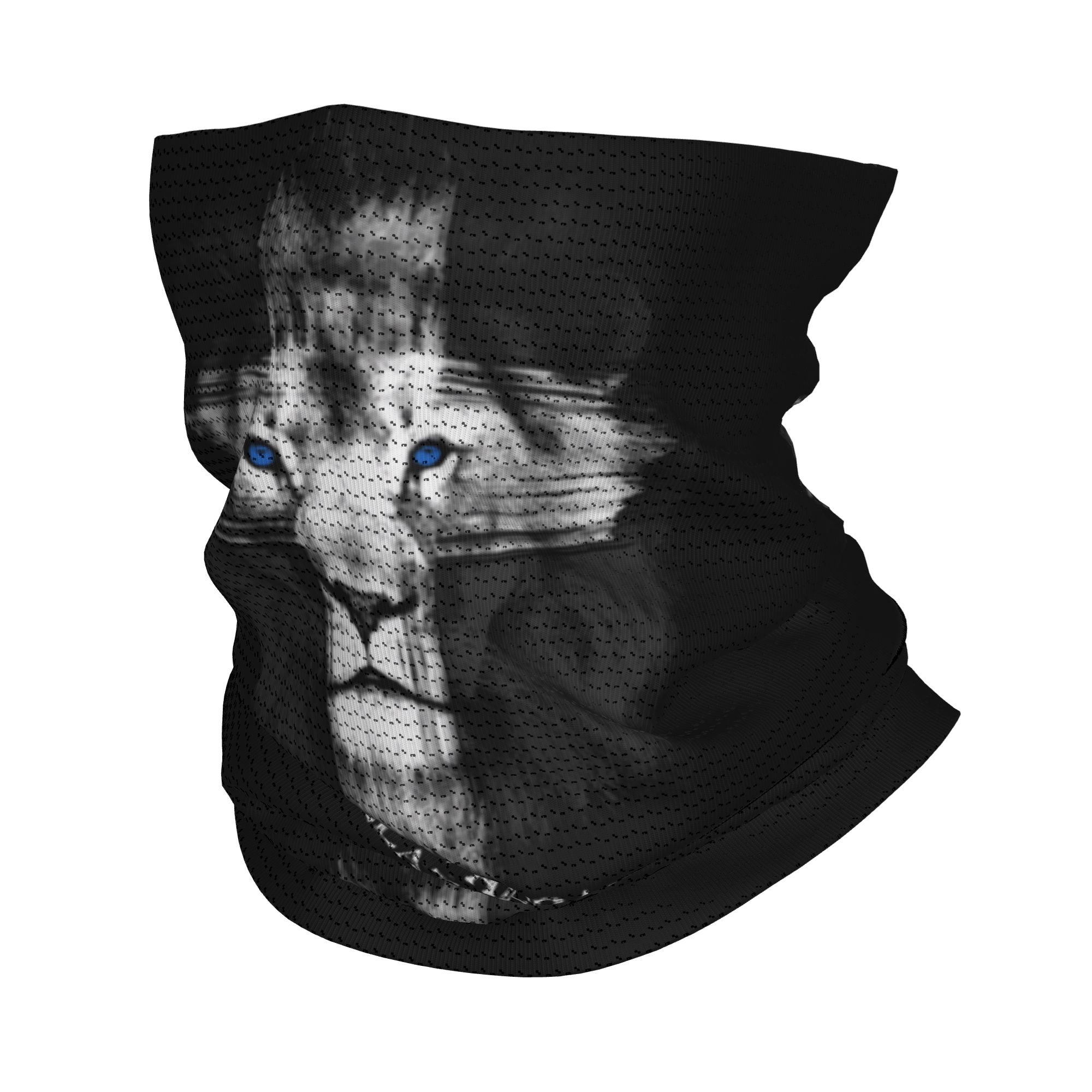 Neck Gaiter Fleece - Individuelles cooles Winter-Kopfband mit Löwe von