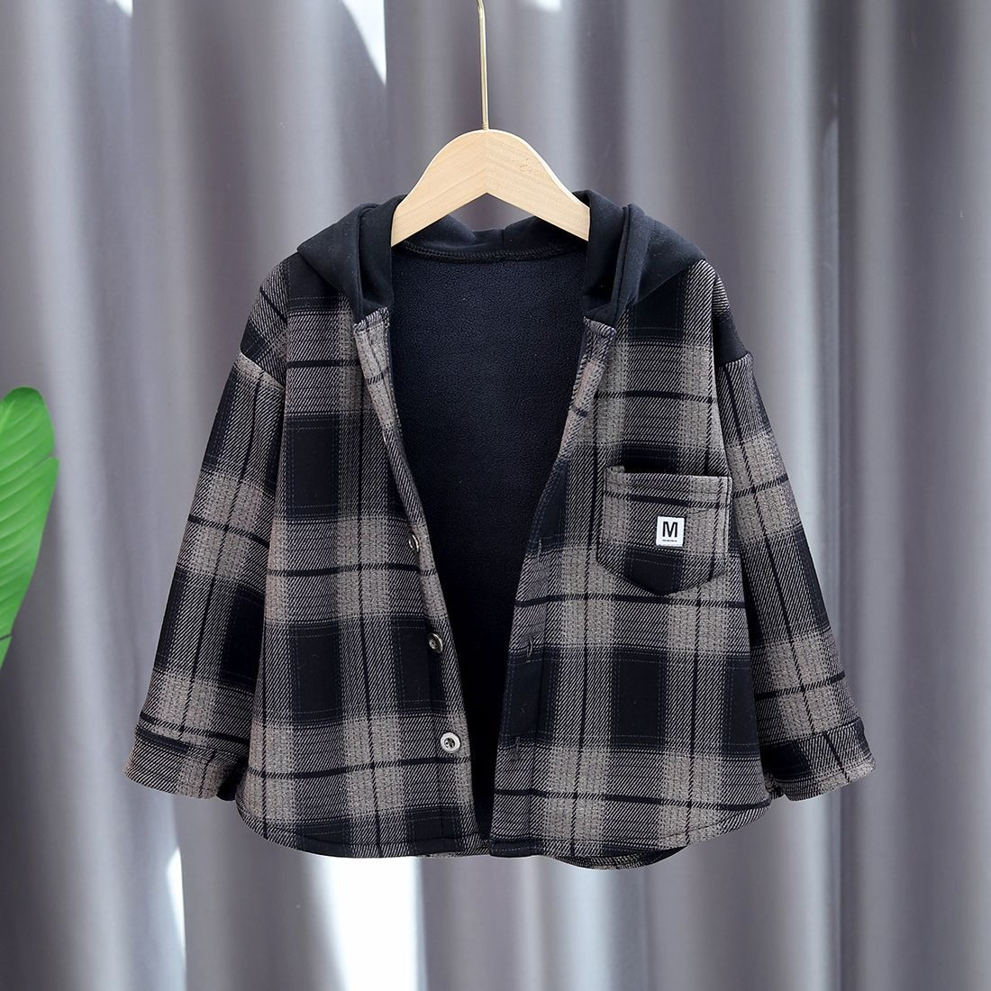 Flannel Shirt Lined - 2023 neue Jungen Herbst Winter Fleece