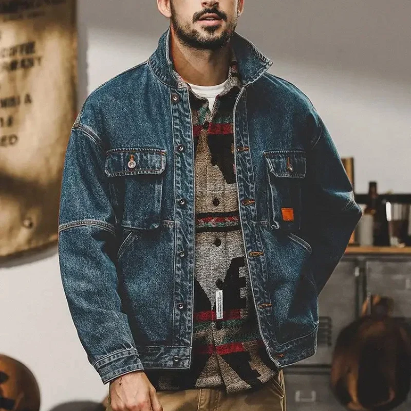 Down Jacket Packable - Winter 2025, lockerer Cowboy-Mantel für Herren,