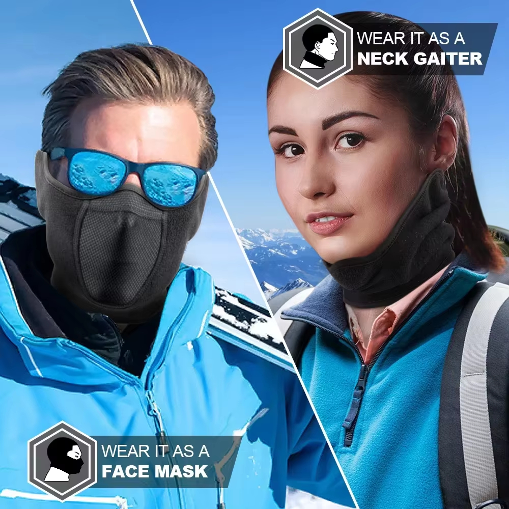 Fleece Ear Warmer Band - Kälteschutz Nackenwärmer Ohrenschutz Fleece Thermischer Schal