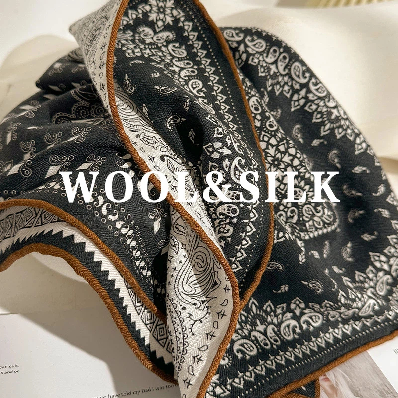 Wool Scarf Men - 2026 Winter Luxus Designer Schal für