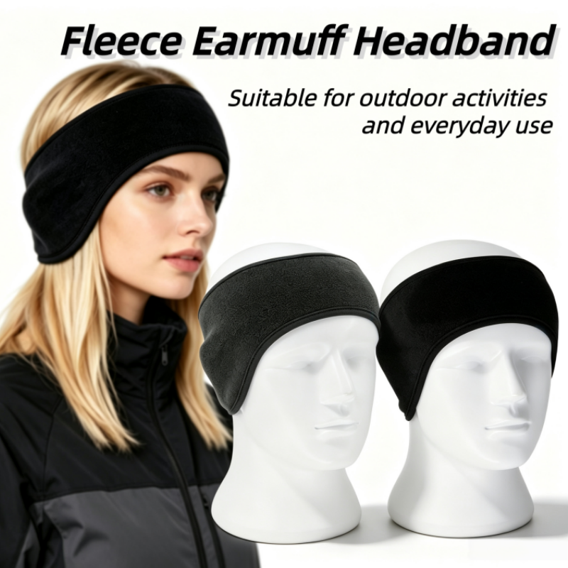 Winter Headband Fleece - Fleece-Ohrenwärmer Outdoor Winter Stirnband Ohrenschützer für