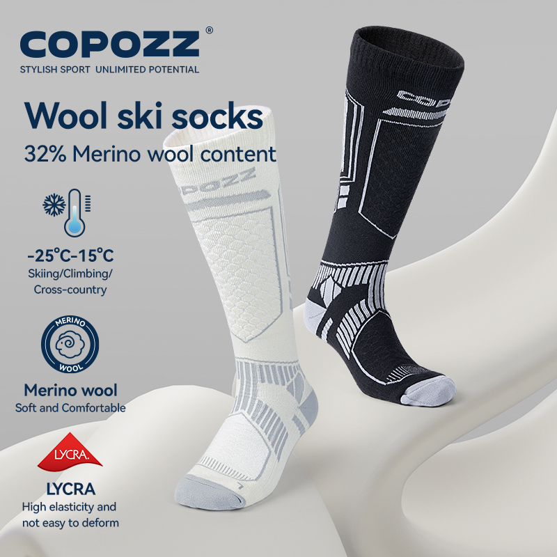 Thermal Sock Wool - COPOZZ Neue Winter Ski Socken Männer