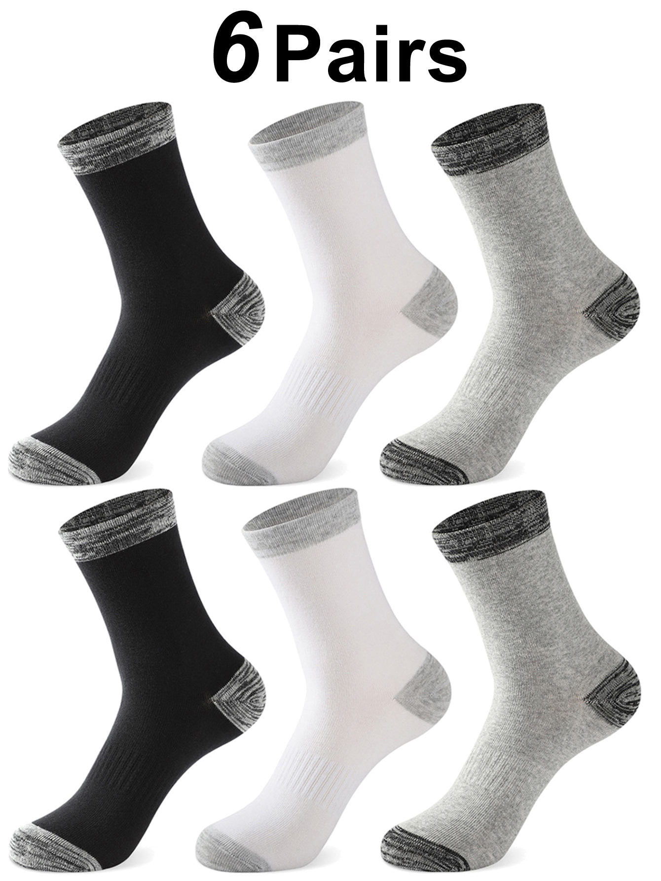 Thermal Sock Wool - 6Pairs Super Dicke Merino Wolle Socken
