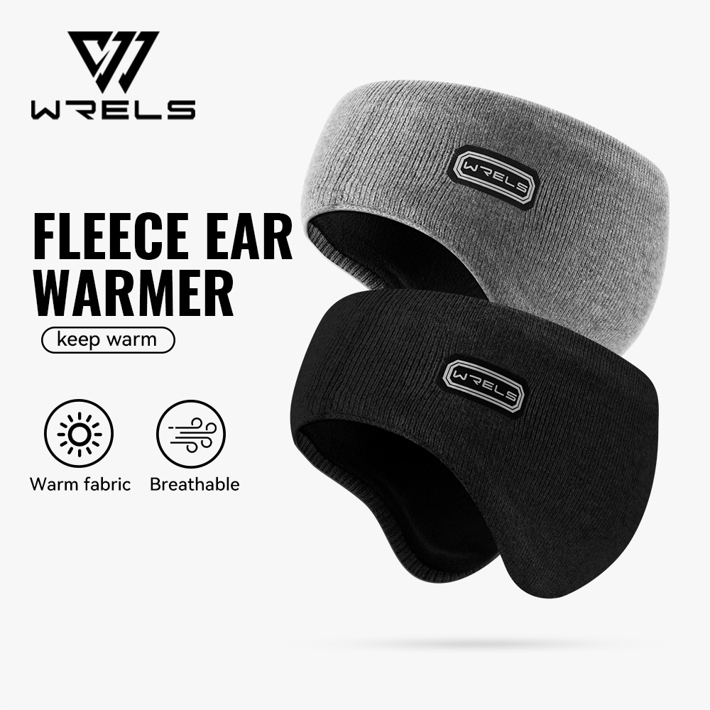 Winter Headband Fleece - WRELS Ohrenwärmer-Stirnband, Fleece-Ohrenschützer, Winter, elastisches, rutschfestes