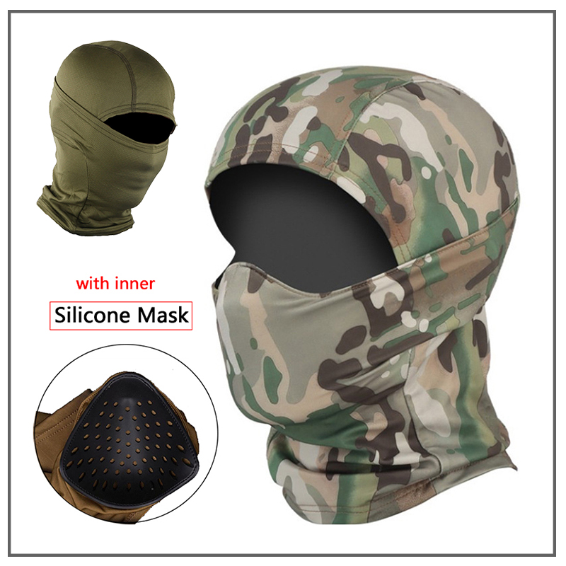 Balaclava Ski Mask - Taktische Airsoft Vollgesichts-Sturmhaube Paintball Radfahren Wandern