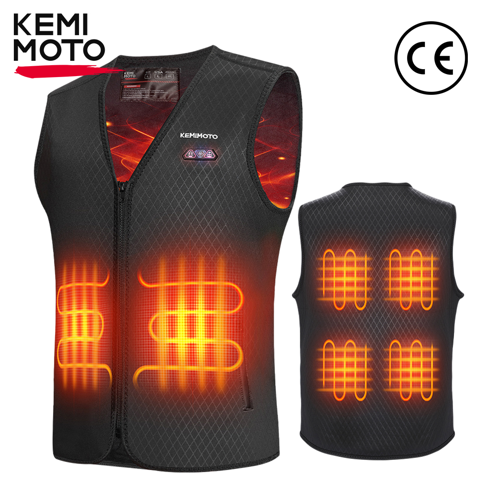 Heated Vest Battery - Leichte beheizte Weste, USB-betrieben, weiches Kristall-Samtfutter,