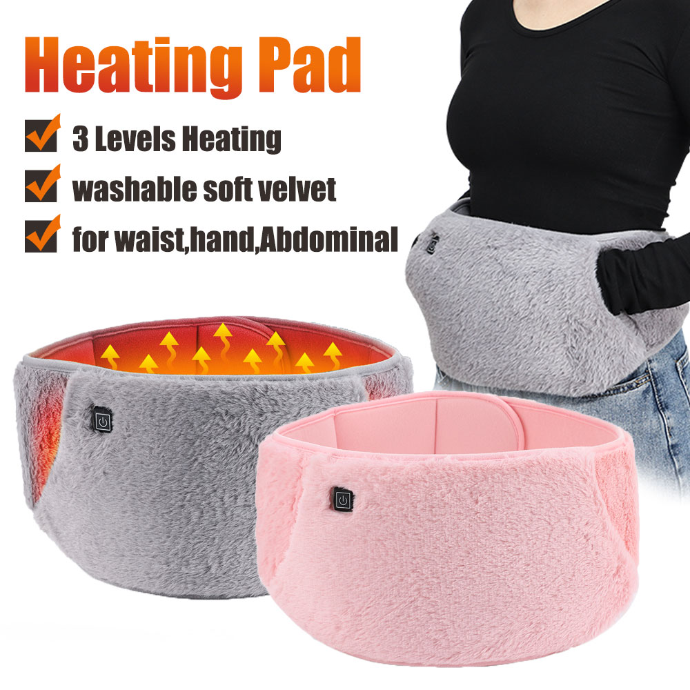 Hand Warmer Electric - Elektrische Heizung, Periodenpolster, Taillenwärmer, weicher Samt,