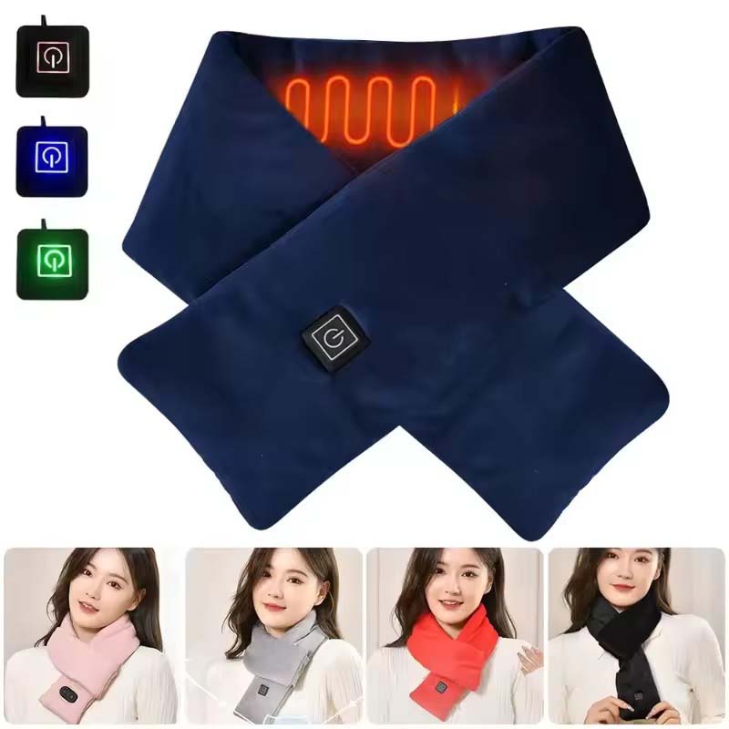 Neck Gaiter Fleece - USB-Heizschal für Damen und Herren, Temperaturschal,