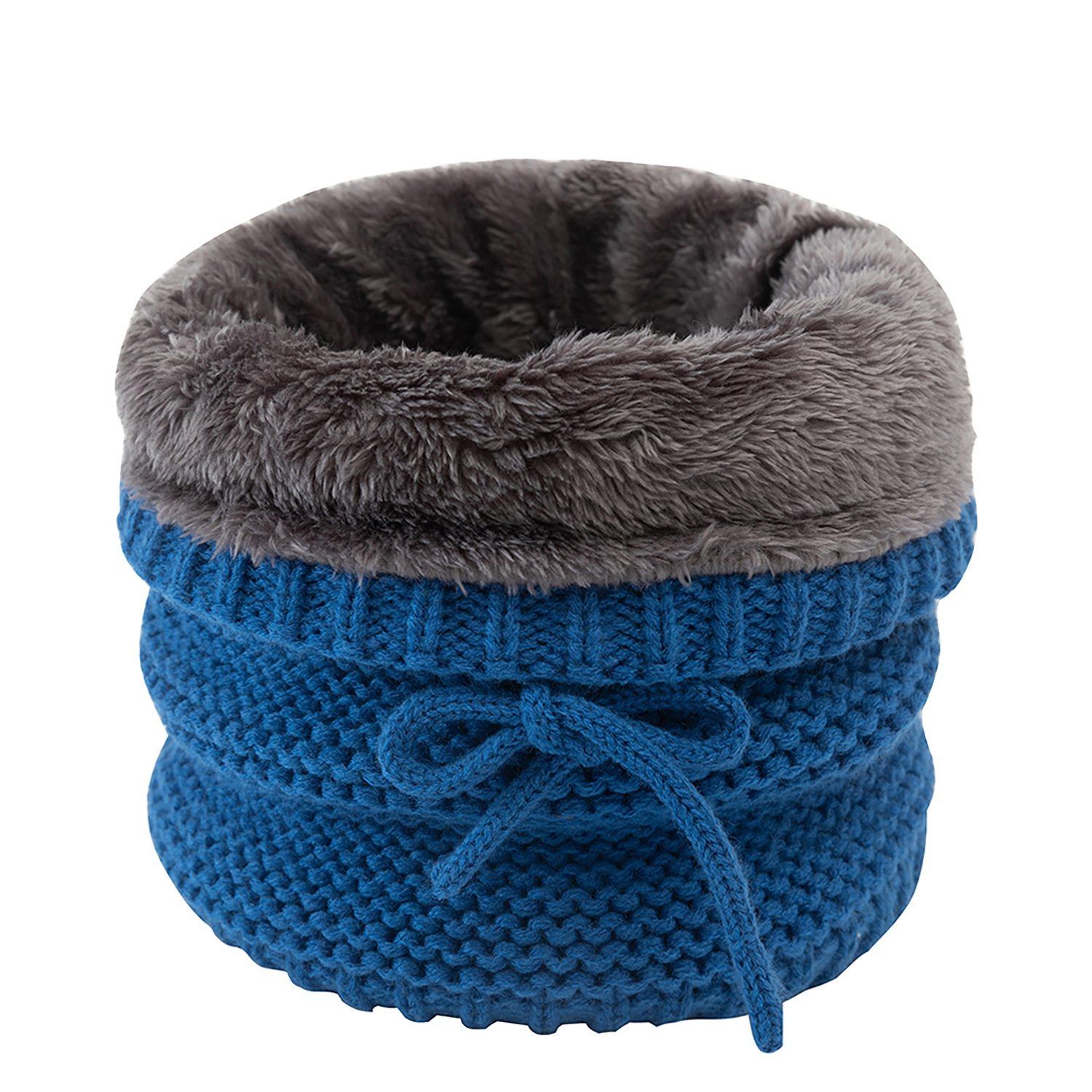 Neck Gaiter Fleece - OVTRB Unisex 3-in-1-Halsmanschette, Winter-Strick-Fleece-Halswärmer, winddichter Schal,