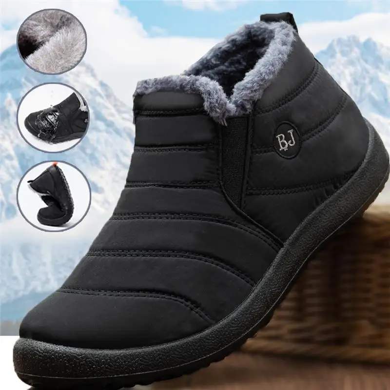 Waterproof Winter Boot - Modische Herren-Schneestiefel Knöchelhoch Warme Schuhe für