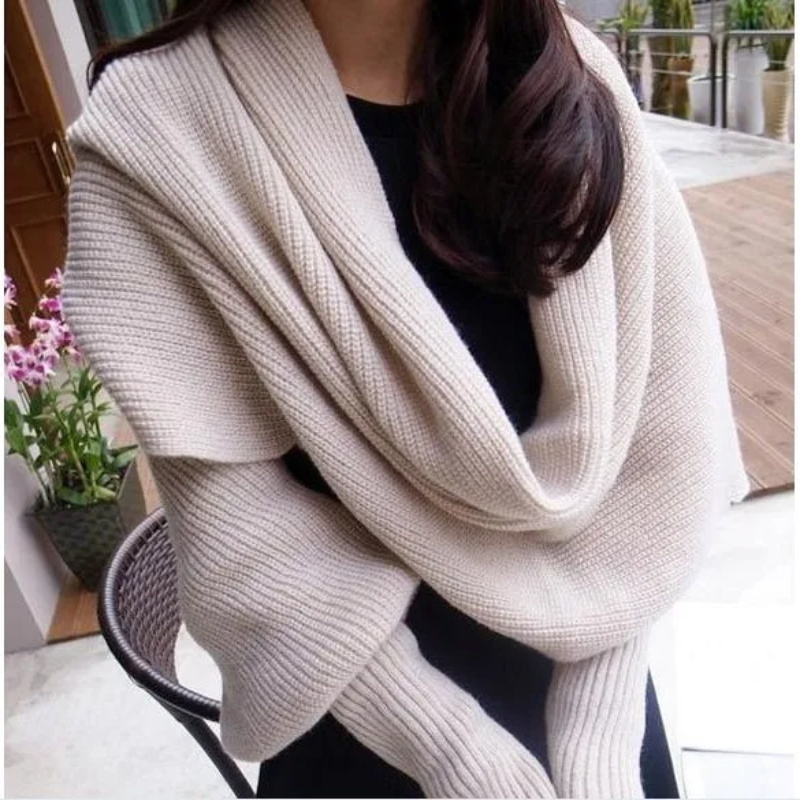 Wool Scarf Men - SupSindy Frauen Winters chal Europa und