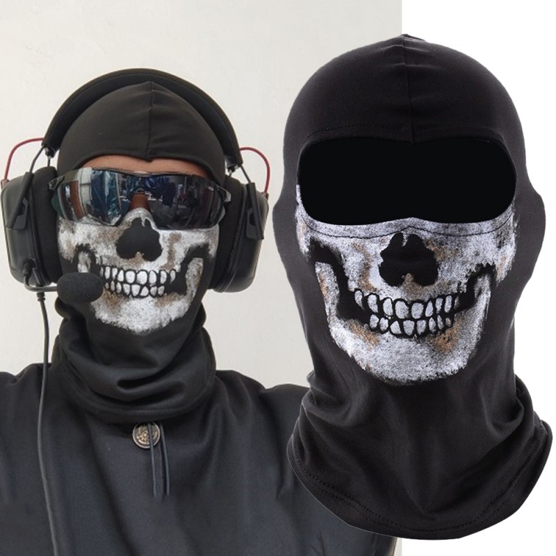 Balaclava Ski Mask - Spiel Kabeljau Geist Schädel Cosplay beängstigend