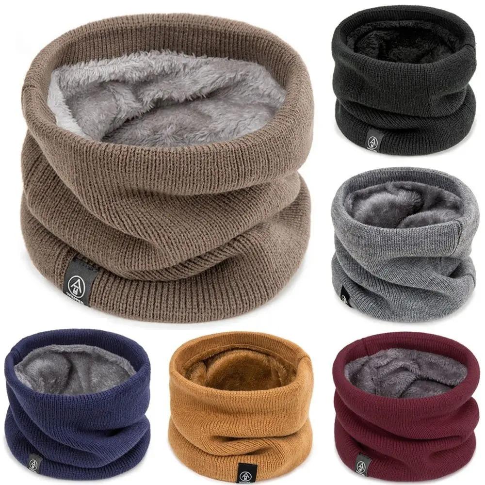 Wool Scarf Men - Mode Frauen Gestrickte Schal Solide Kaschmir