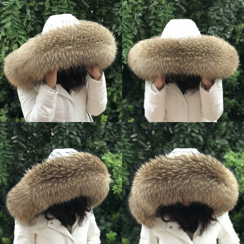 Shawl Wrap Winter - Pelz kragen Frauen Winter natürlichen Waschbär