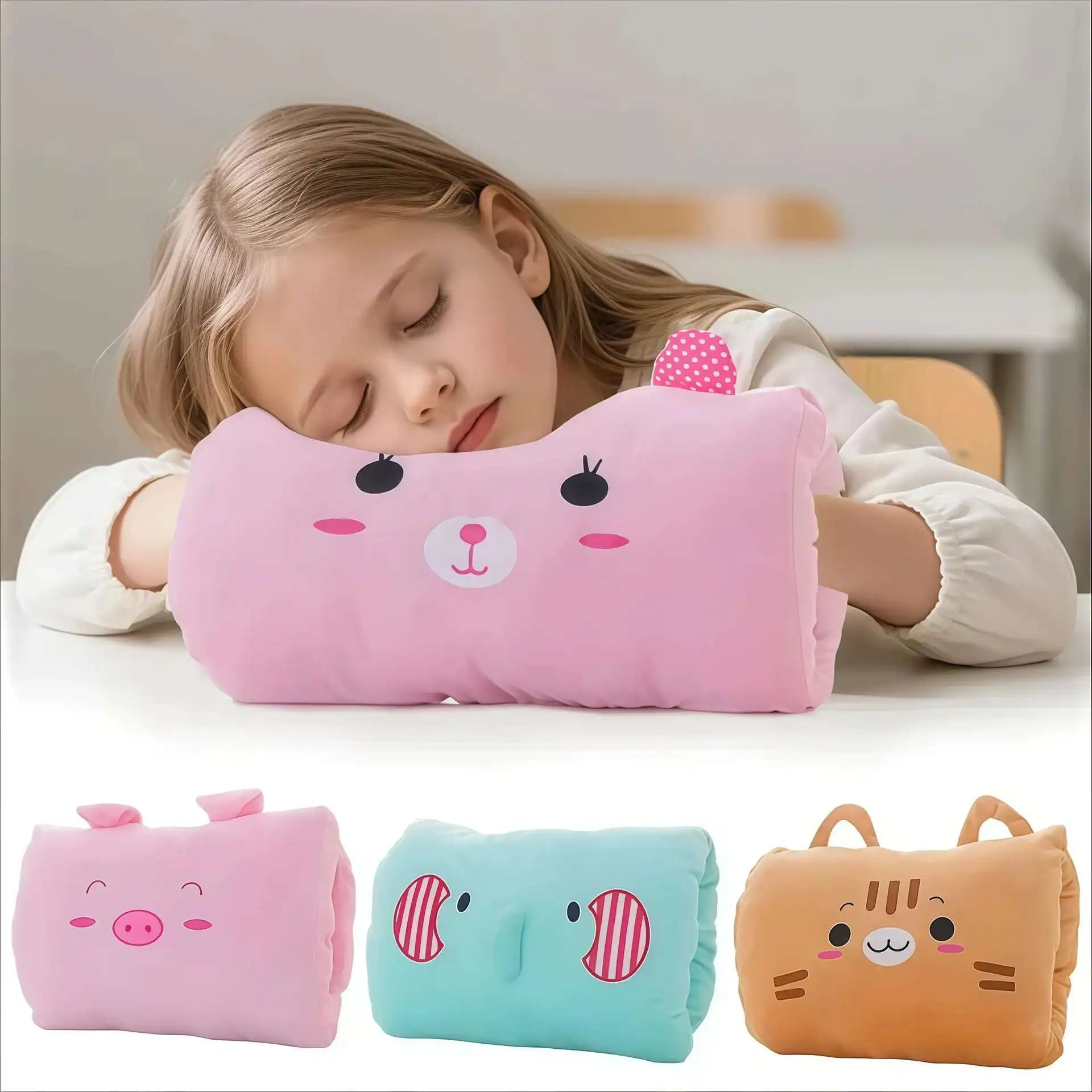 Hand Warmer Electric - Niedliches Geschenk für Kinder Cartoon-Plüsch-Armpolster Handwärmer