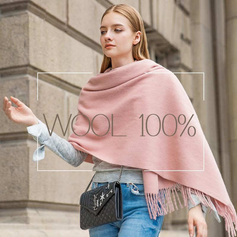 Shawl Wrap Winter - Wolle Winter Schal Frauen Mode Schal