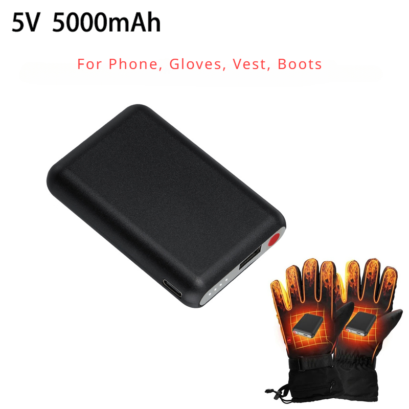Heated Vest Battery - 5V 5000mAh beheizte Handschuhe Batterie Power