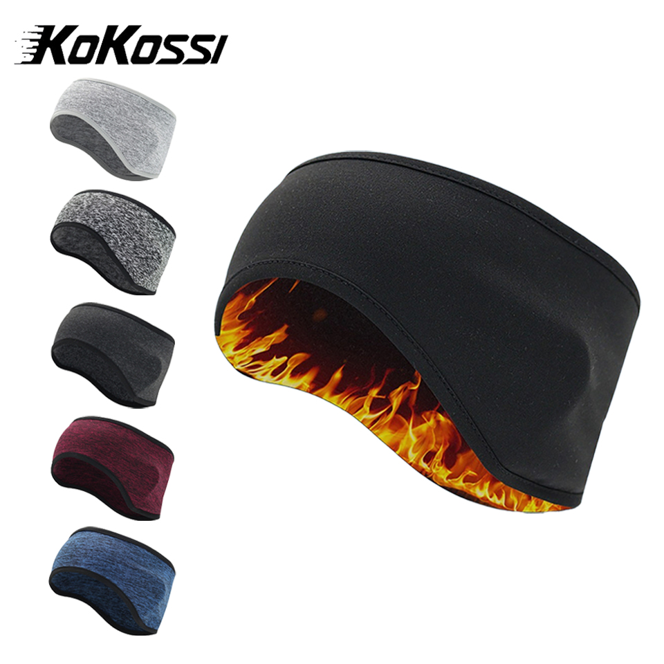 Fleece Ear Warmer Band - KoKossi Winter-Radsport-Kopfbedeckung, Ohrenwärmer, warm halten, Fleece,