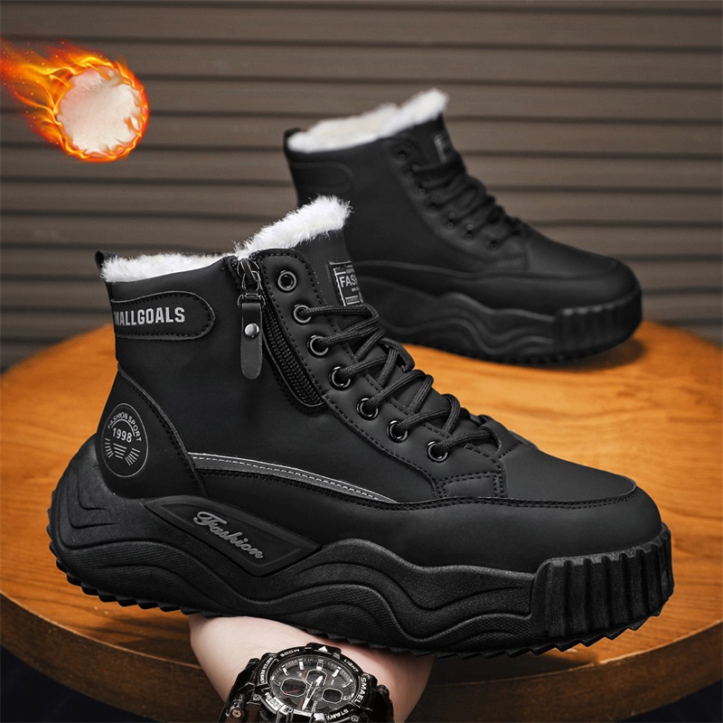 Waterproof Winter Boot - Herren Winter Schneestiefel Thermisch Gefüttert Frostschutz