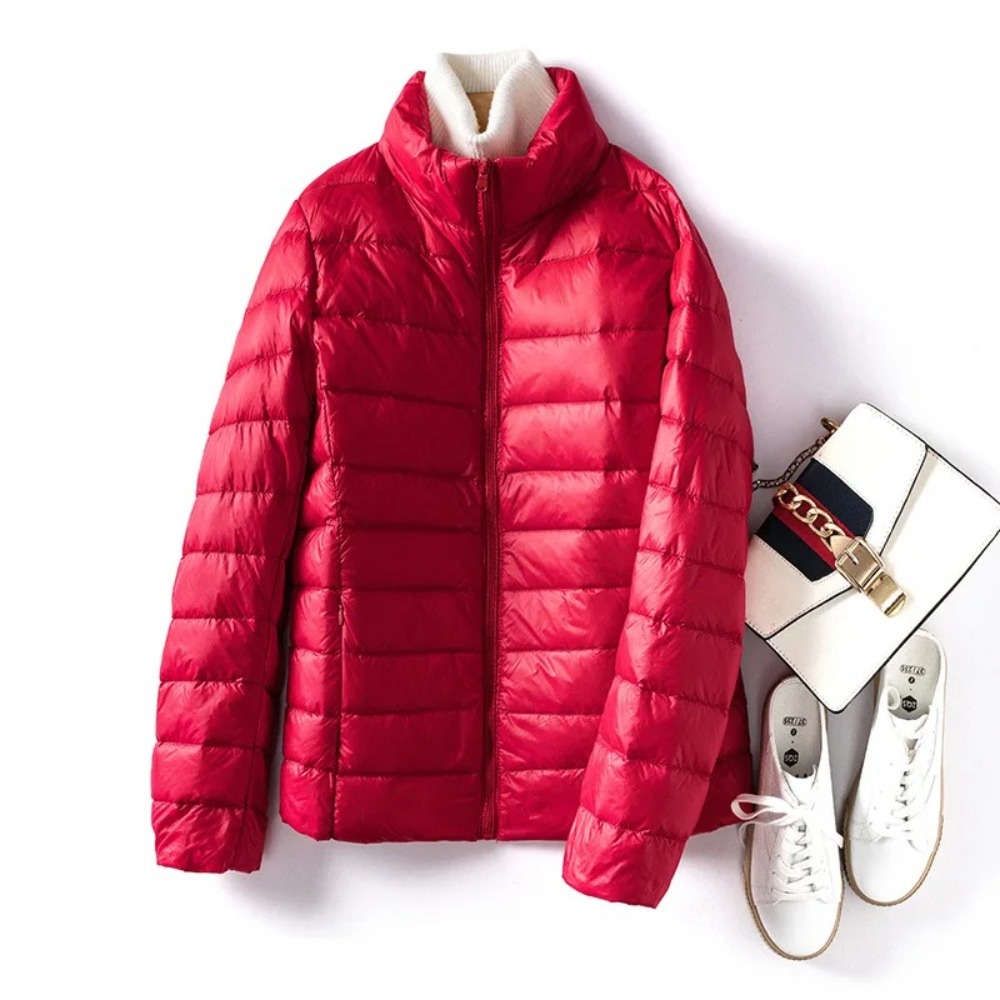 Down Jacket Packable - Ultraleichter, verstaubarer Frühlings-Daunenmantel für Damen, kurze