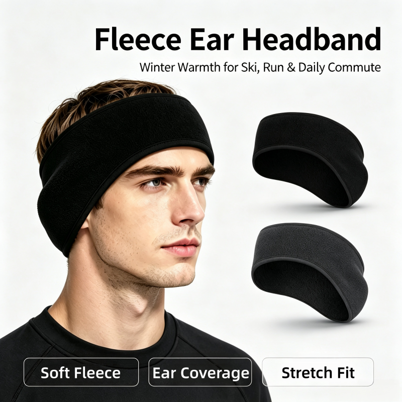 Winter Headband Fleece - Ohrenwärmer Stirnband Fleece-Ohrenschützer Winter-Ohrenabdeckungen Lauf-Stirnband Feuchtigkeitsableitend