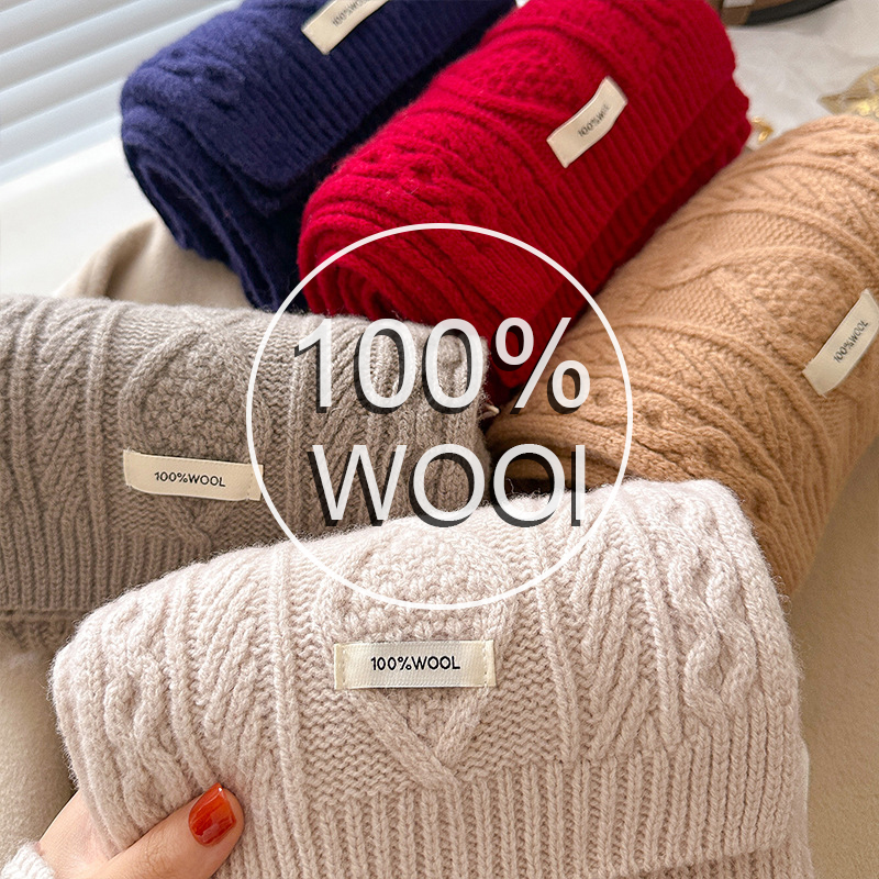 Wool Scarf Men - Luxuriöser Schal aus 100 % Wolle