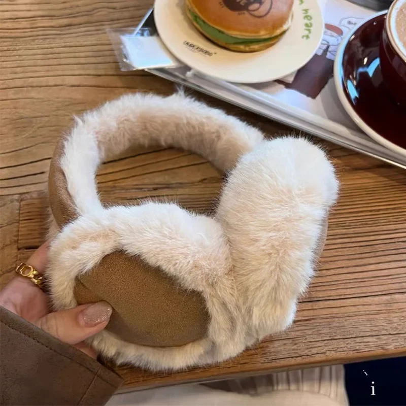 Earmuffs Foldable - Mode Plüsch Ohrenschützer Faltbare Verdicken Wolle