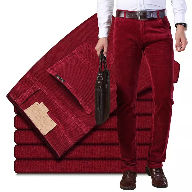 Corduroy Pant Warm - Herbst Winter herren Dicke Warme Cord