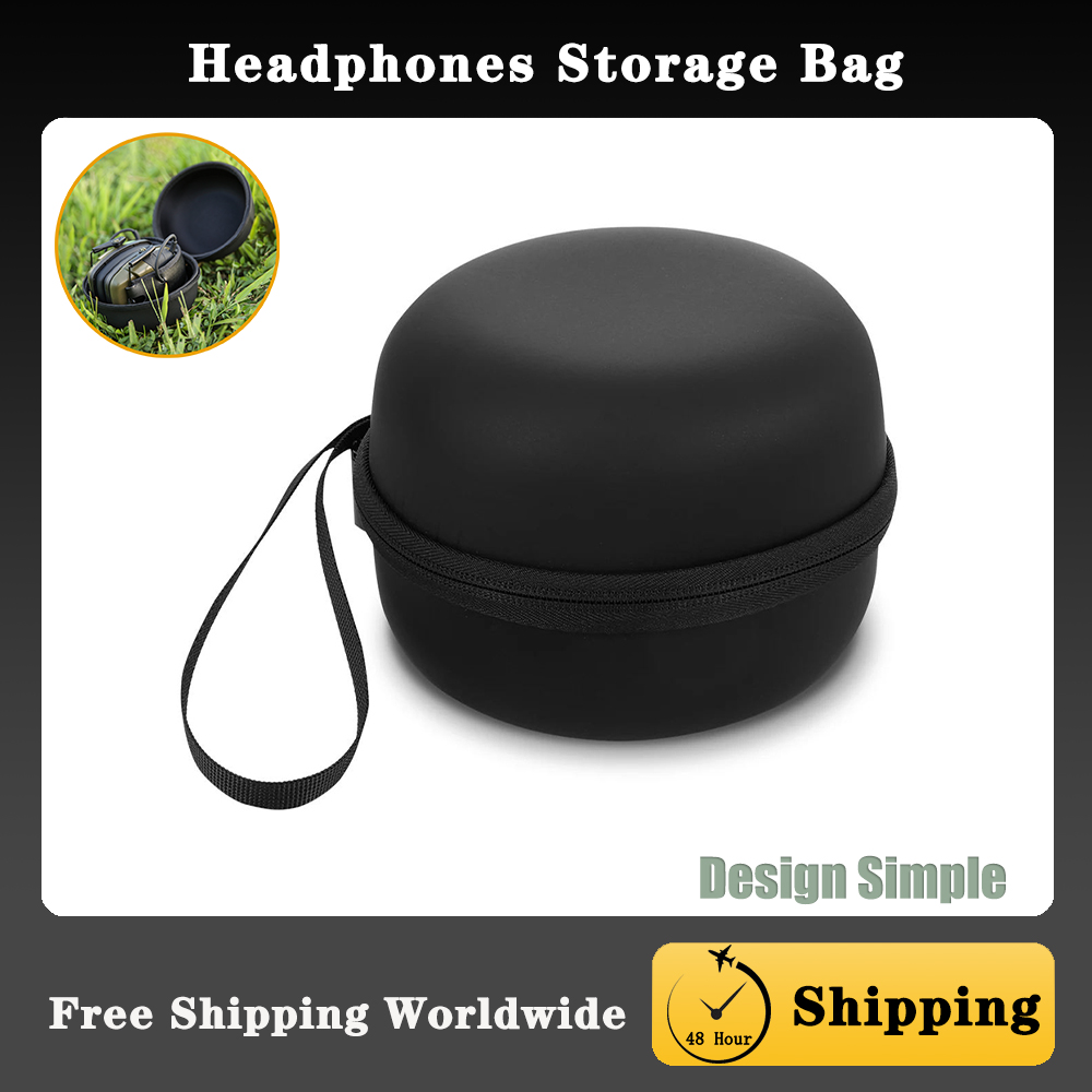 Earmuffs Foldable - Headset-Box mit Geräuschunterdrückung, taktische Ohrenschützer-Aufbewahrungstasche, für