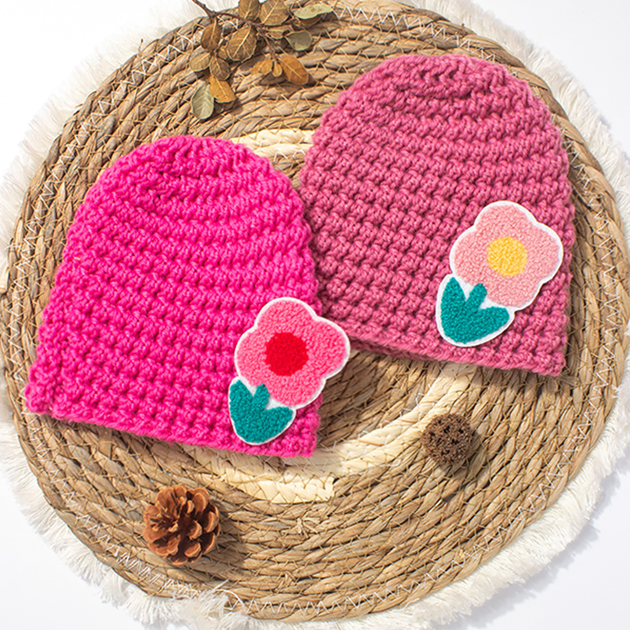 Knit Beanie Hat Warm - 0-3 Jahre Neugeborenen Strickmütze Winter Warme