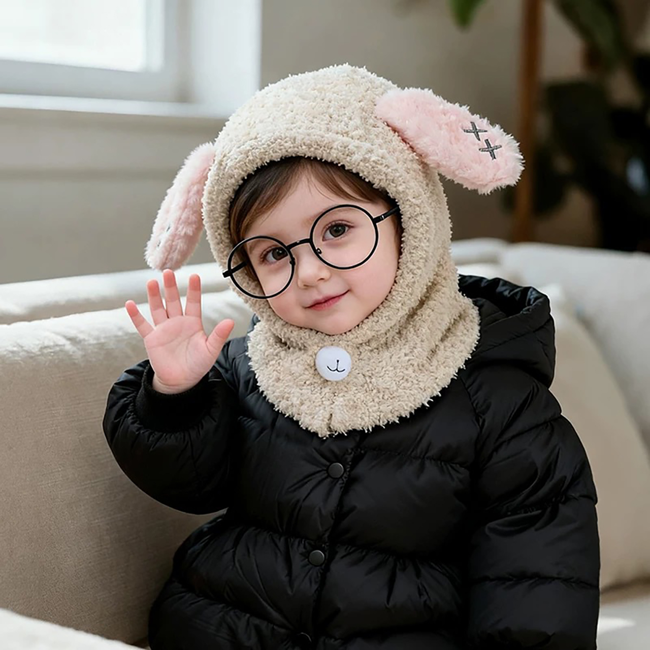 Cartoon-Kinder-Sturmhaube, Win – Knit Beanie Hat Warm Bewertung und Preis