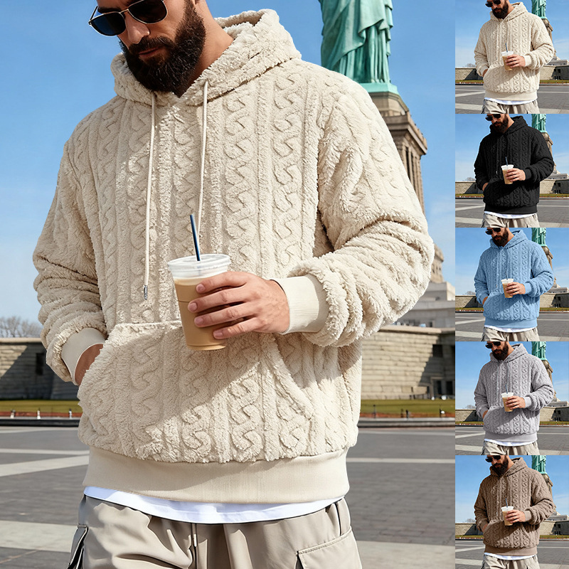 Männer Fleece Hoodie Winter Wa – Sherpa Hoodie Fleece Bewertung und Preis