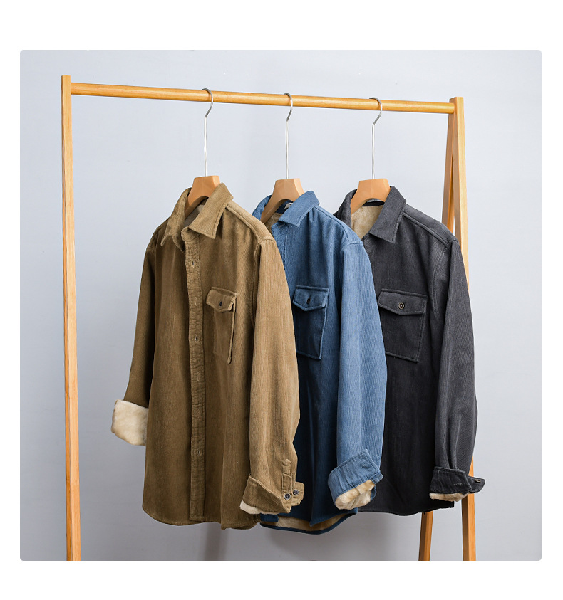 Herren Cordhemdjacke Schwergew – Flannel Shirt Lined Bewertung und Preis