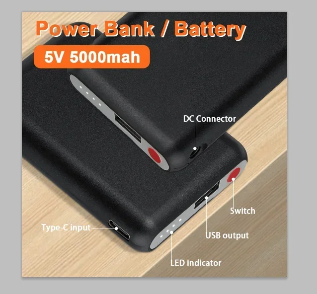 5V 5000mAh beheizte Handschuhe – Heated Vest Battery Bewertung und Preis