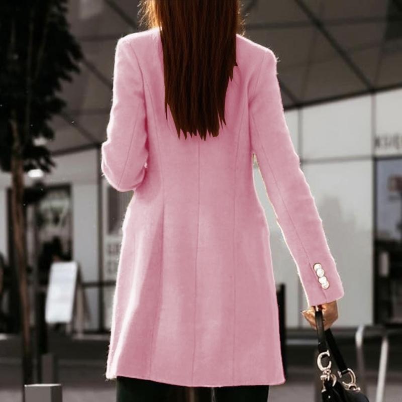 831A Damen Herbst Winter Wollm – Wool Coat Peacoat Bewertung und Preis