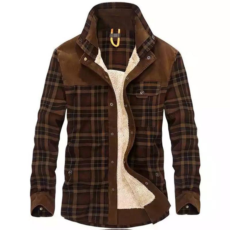 Herren Vintage Karierte Shearl – Flannel Shirt Lined Bewertung und Preis
