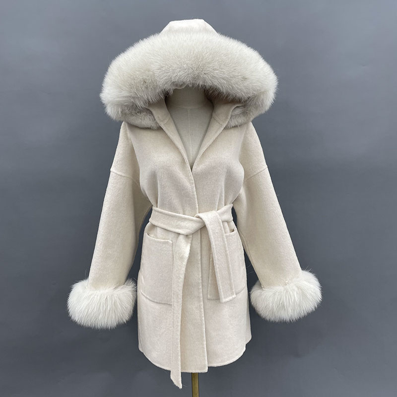 MISSJANEFUR Wollmantel mit ech – Wool Coat Peacoat Bewertung und Preis