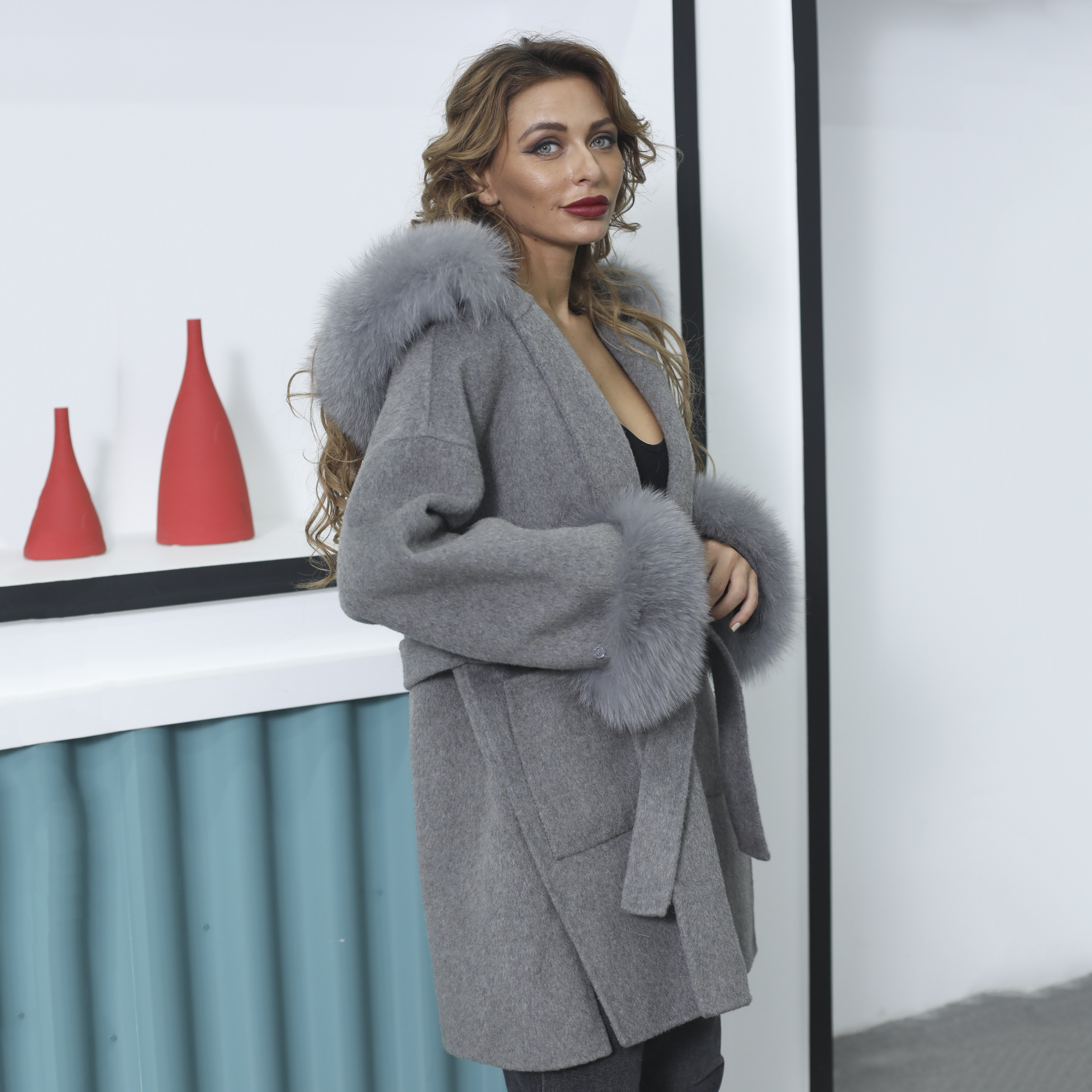 MISSJANEFUR Wollmantel mit ech – Wool Coat Peacoat Bewertung und Preis