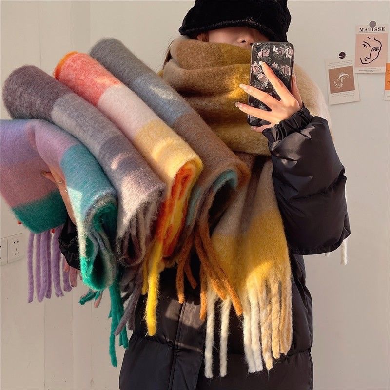 2025New Winter Dicke Warme Sch – Cashmere Pashmina Wrap Bewertung und Preis