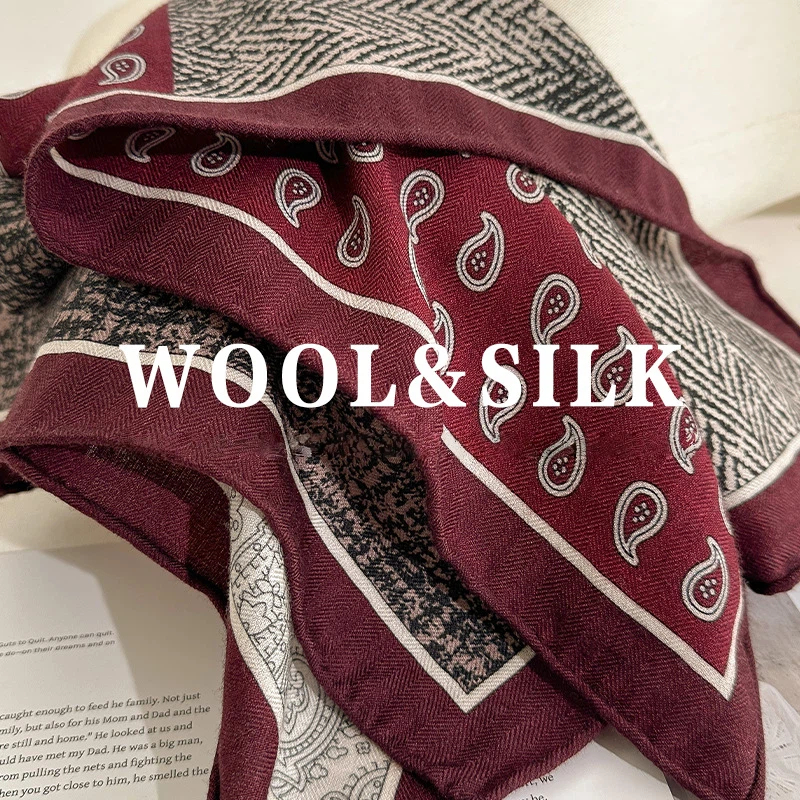 2026 Winter Luxus Designer Sch – Wool Scarf Men Bewertung und Preis
