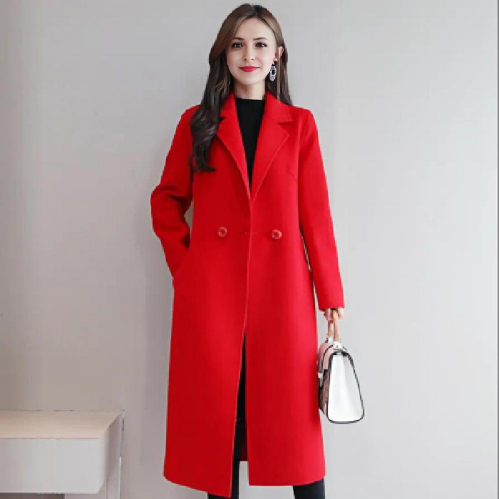 Damen Wollmantel Mittellanger  – Wool Coat Peacoat Bewertung und Preis