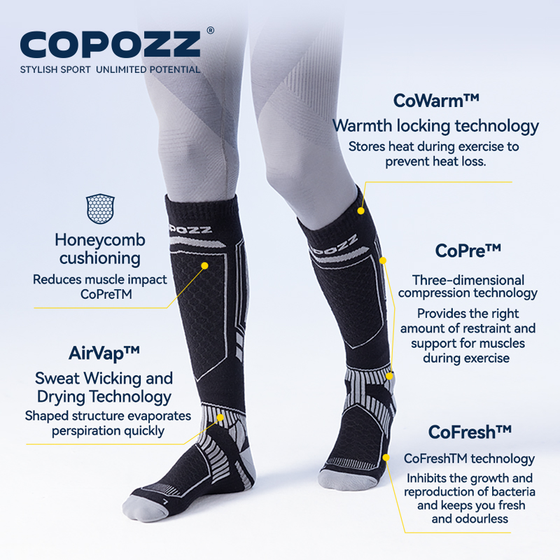 COPOZZ Neue Winter Ski Socken  – Thermal Sock Wool Bewertung und Preis