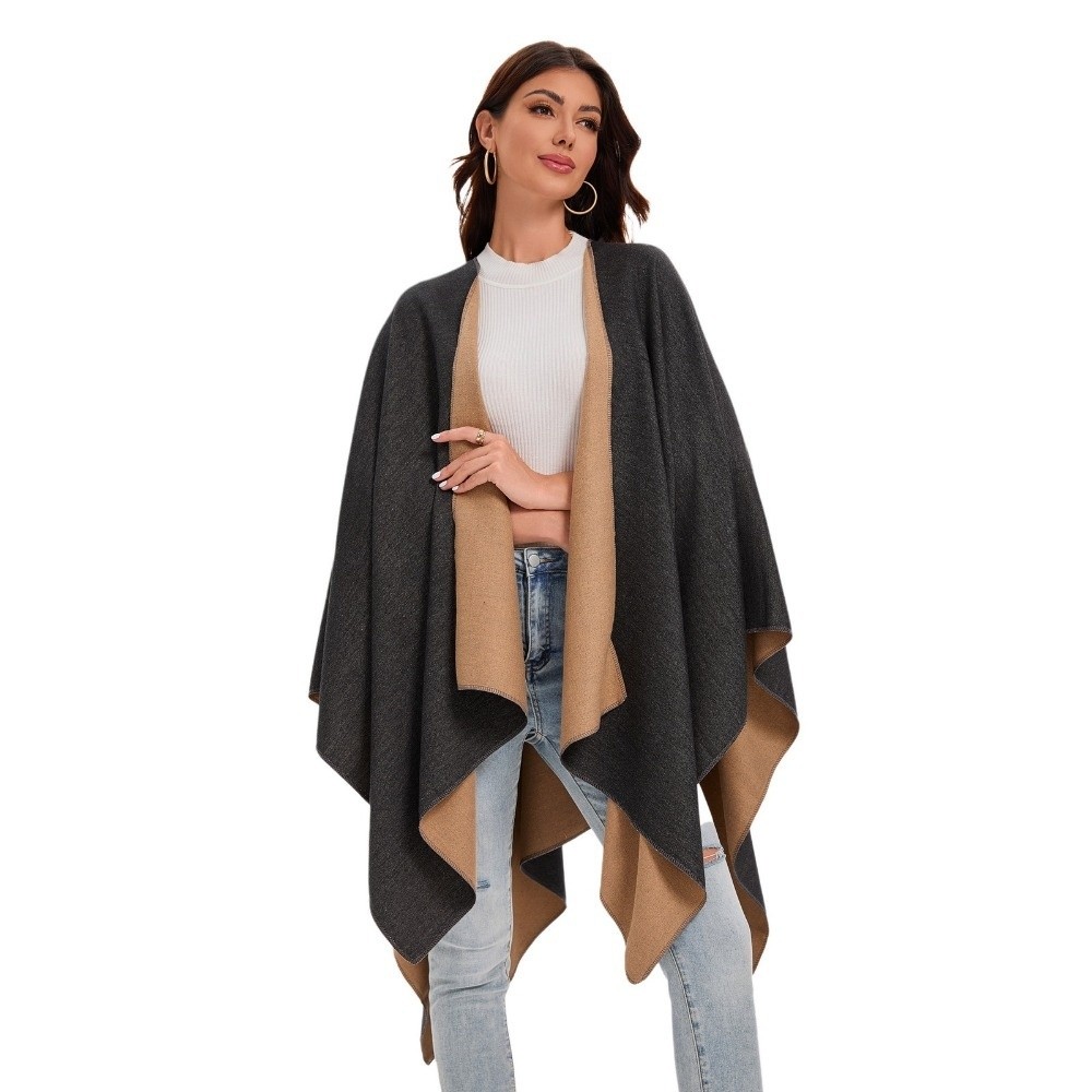 Warmer Mantel, kariertes Desig – Shawl Wrap Winter Bewertung und Preis