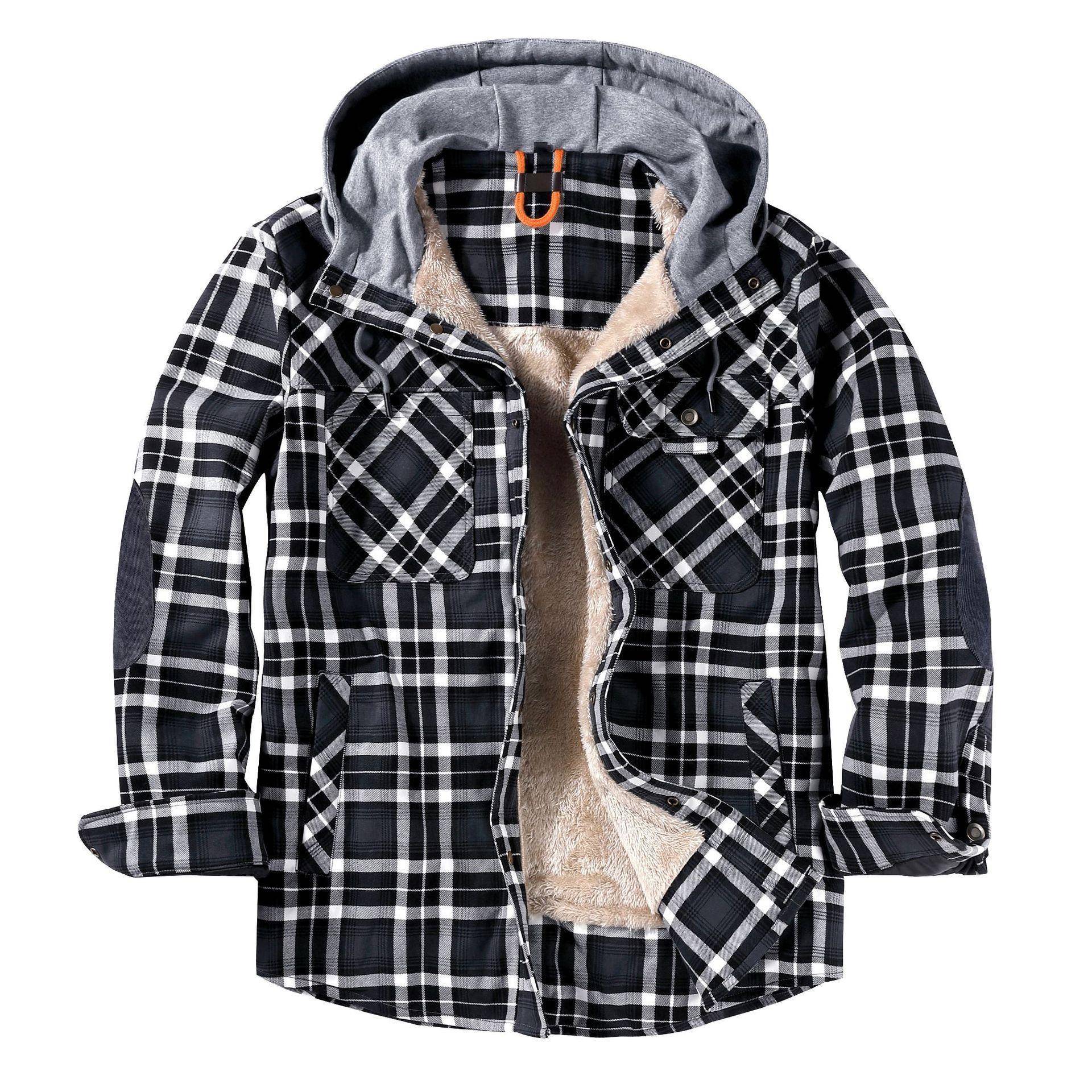 Herren Sherpa-gefüttertes Kari – Flannel Shirt Lined Bewertung und Preis