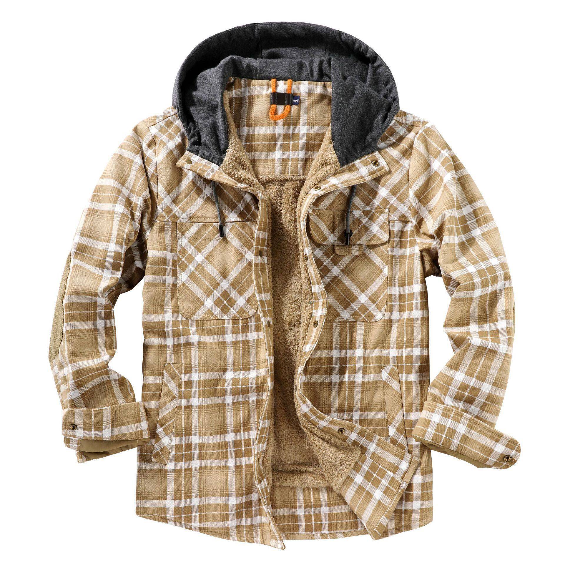 Herren Sherpa-gefüttertes Kari – Flannel Shirt Lined Bewertung und Preis