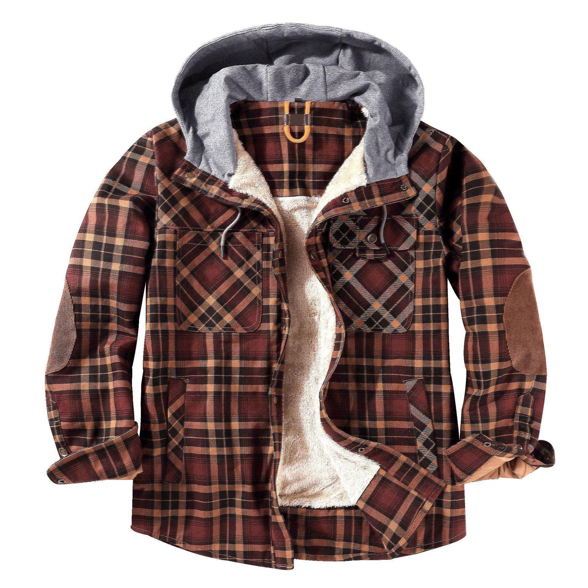 Herren Sherpa-gefüttertes Kari – Flannel Shirt Lined Bewertung und Preis