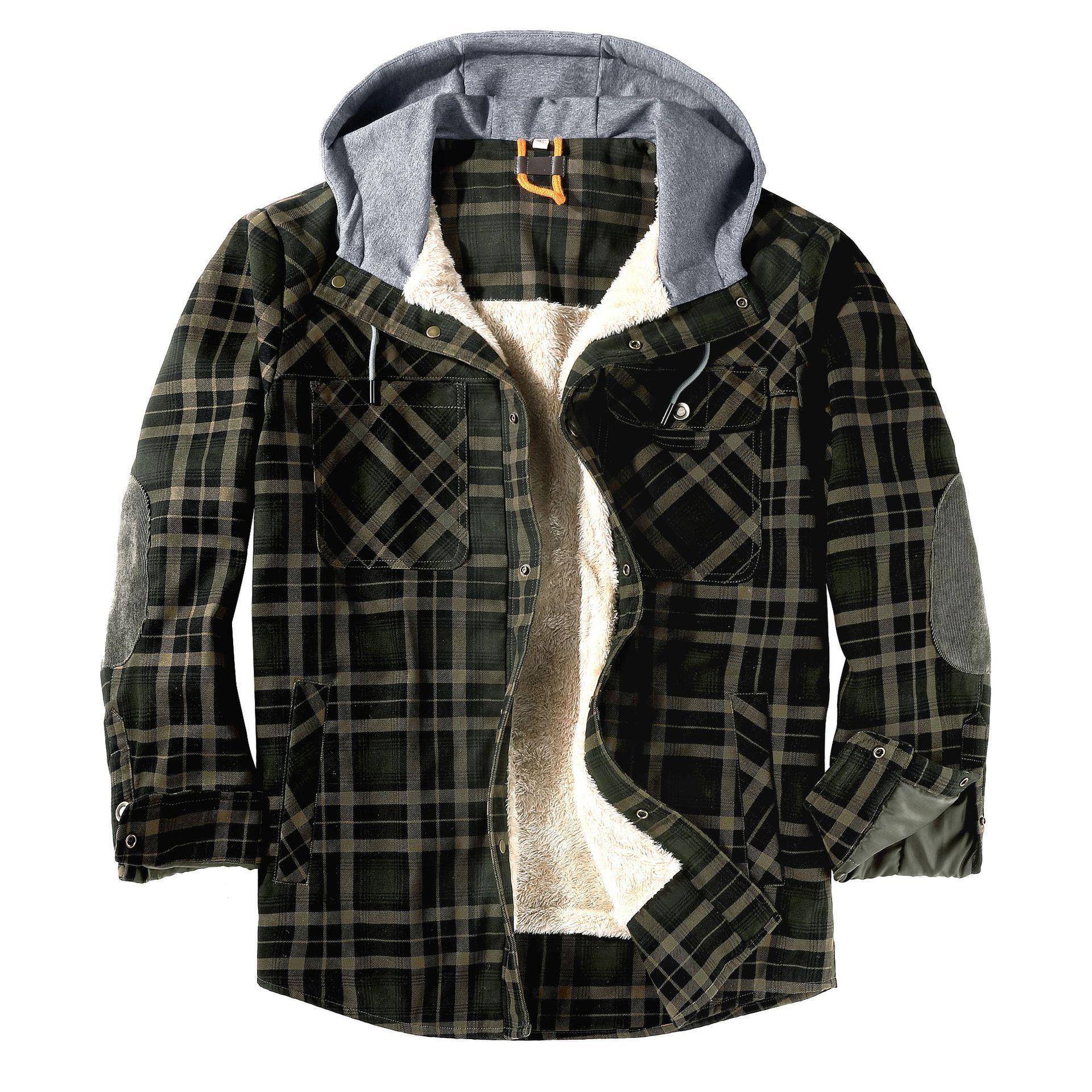 Herren Sherpa-gefüttertes Kari – Flannel Shirt Lined Bewertung und Preis